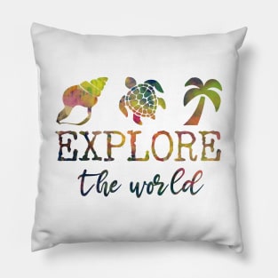 Explore the world Pillow