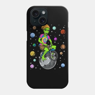 Psychedelic Space Alien Hippie Phone Case