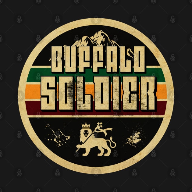 Buffalo Soldier Rastafari by CTShirts