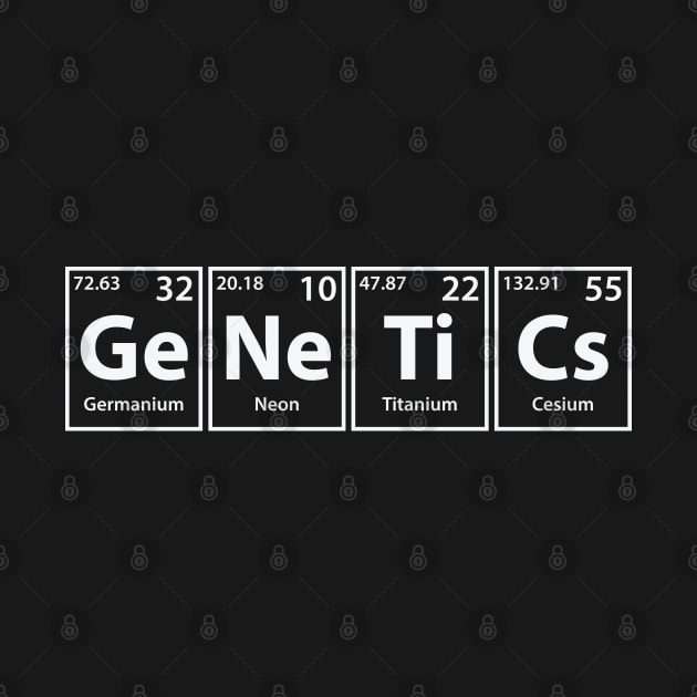 Genetics (Ge-Ne-Ti-Cs) Periodic Elements Spelling by cerebrands