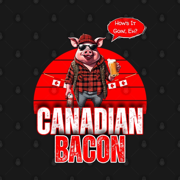 Canadian Bacon by Kenny The Bartender's Tee Emporium