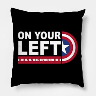 On Your Left Running Club Pillow