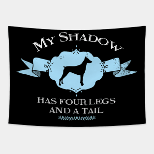 My Doberman Shadow Tapestry