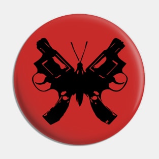 Butterfly Revolvers Pin