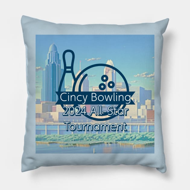 Cincy Bowling Boys All-Star 2024 Pillow by MWH Productions