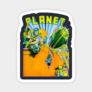 Planet Battle with Aliens Magnet