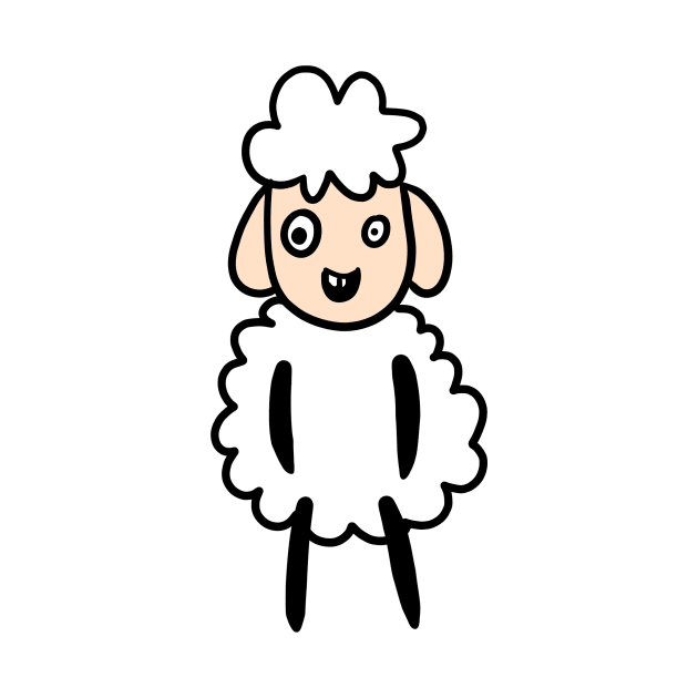 cute sheep by praneel paithankar