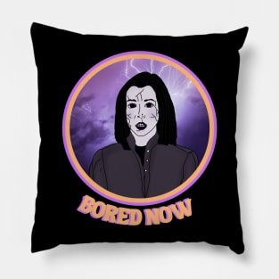 Dark Willow "Bored Now" Pillow