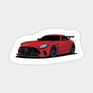 Red Merc Magnet