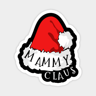 Mammy Claus Santa Hat Christmas Matching Family Pajama Magnet