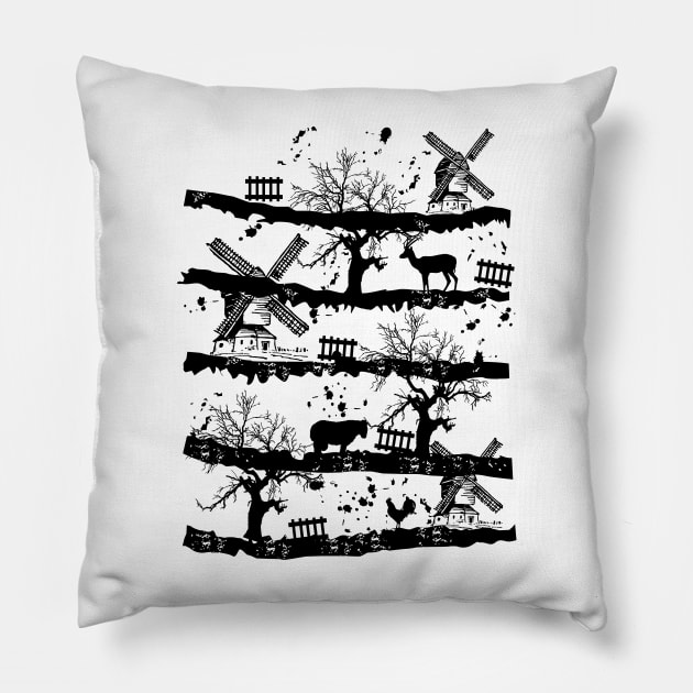 My favourite garden Pillow by Raintreestrees7373