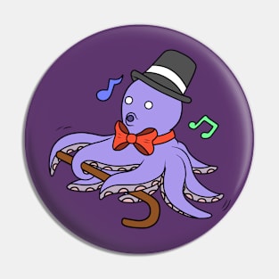 Dancing Octopus Pin