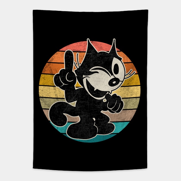 Felix the cat Tapestry by valentinahramov