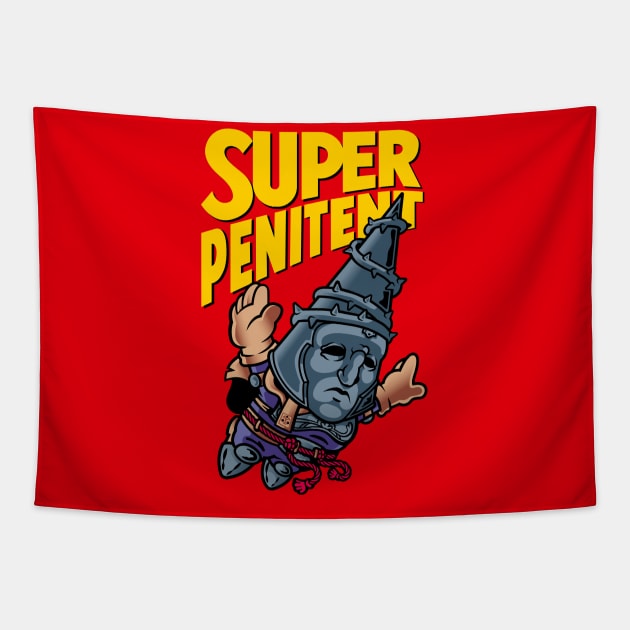 Super Penitent v2 Tapestry by demonigote