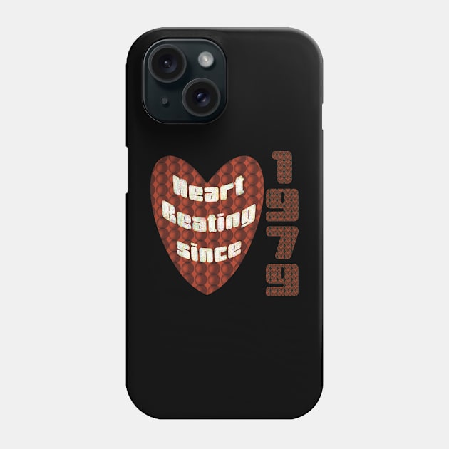 1979 - Heart Beating Since Phone Case by KateVanFloof