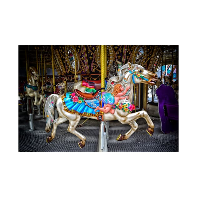 Carousel Merry Go Round Horse by JimDeFazioPhotography