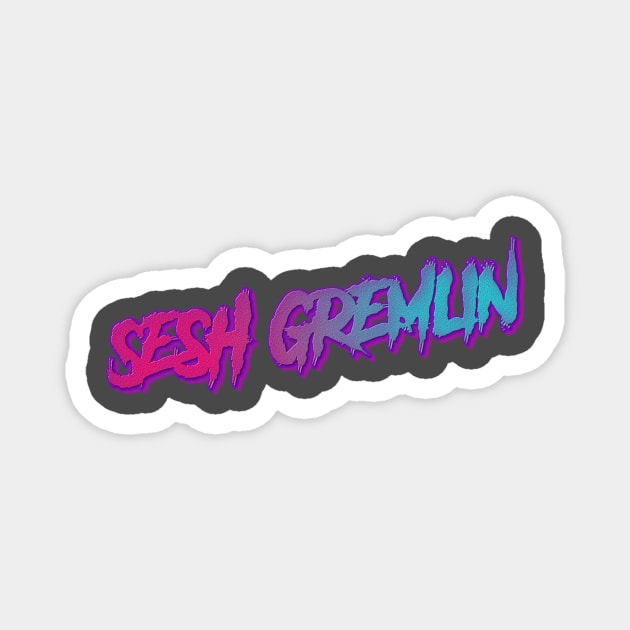 Retrograde Sesh Gremlin Magnet by Dudey Rhino