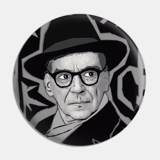 Ivo Andrić in Black and White Pin