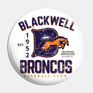 Blackwell Broncos Pin