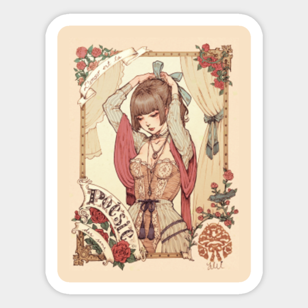 Poesie - Vintage - Sticker