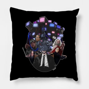 Johnny Mnemonic Mash up Pillow