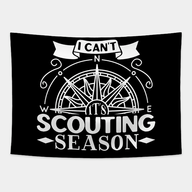 I can't - it's scouting season Tapestry by Modern Medieval Design