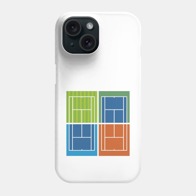 TENNIS TOURNAMENTS Phone Case by encip