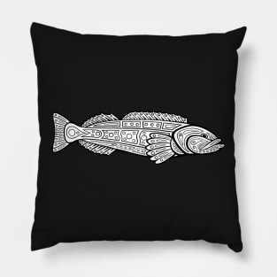 Native Inspired Ling Cod Pillow