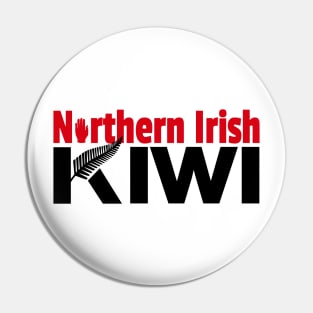 Northern Irish Kiwi (for light backgrounds) Pin