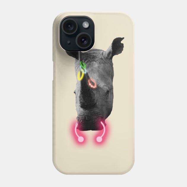 Chill rhino Phone Case by BeChill