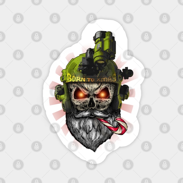 TACTICOOL SANTA CLAUS Magnet by Cataraga