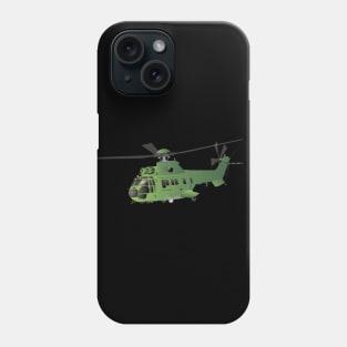 Green Vector Helicopter Phone Case