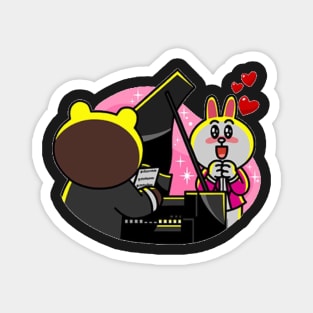 brown and cony Magnet