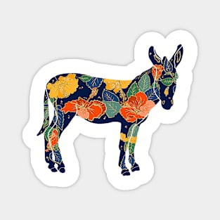 Poppy the Floral Donkey Magnet