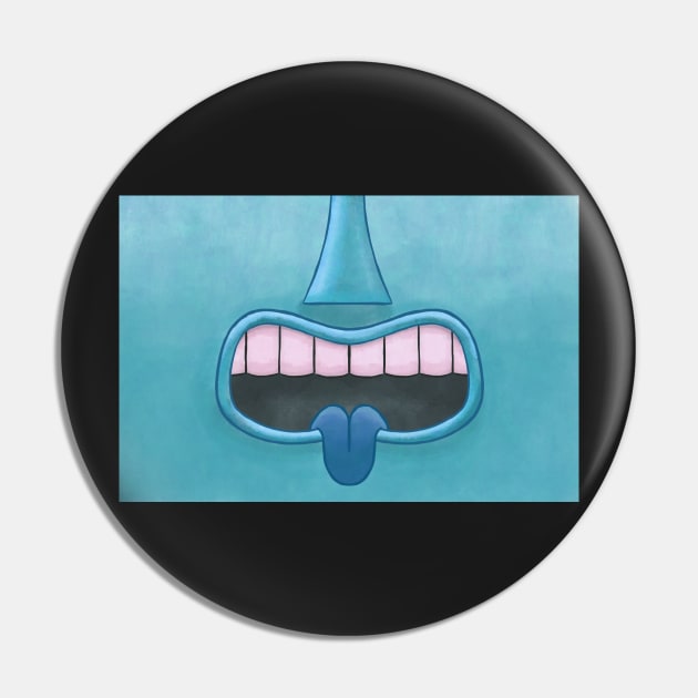 Aqua Tiki Tongue Mask! Pin by ErinKantBarnard