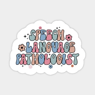Speech Pathologist Vintage Retro SLP Magnet