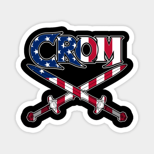 Crom, USA flag, America, American flag Magnet