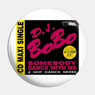 DJ BoBo Somebody Dance With Me Album Cover Pin