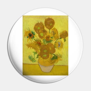 Sunflowers, - Vincent Van Gogh Pin