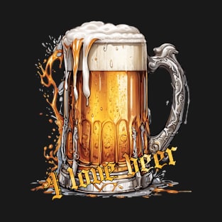 Mug Beers - I love beer T-Shirt