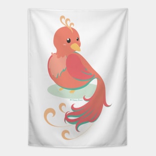 Kawaii fantasy animals - Phoenix Tapestry