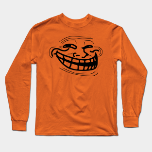 Trollface Long Sleeve T Shirts Teepublic Au