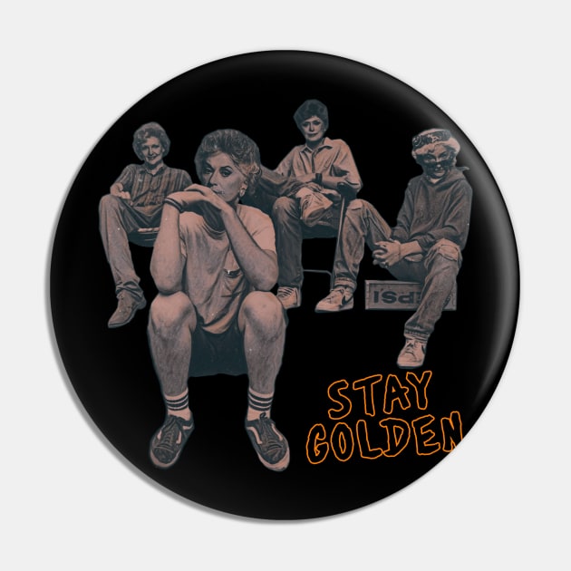 Stay Golden Pin by karmli