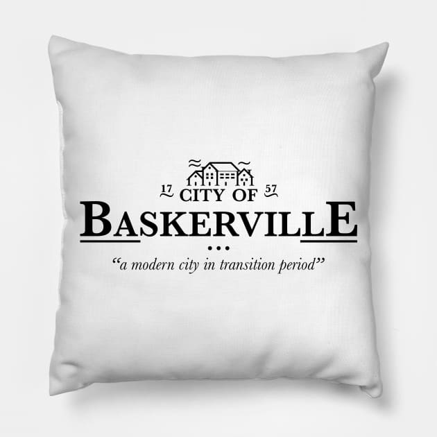 Baskerville Pillow by Aguvagu