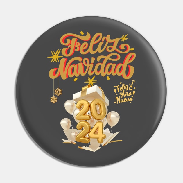Merry Christmas and happy new year 2024 in spanish Feliz Navidad