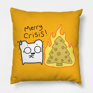 Merry Crisis Pillow