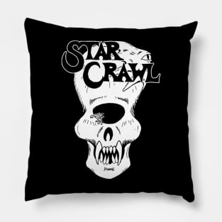 Star Crawl Skull Logo Pillow