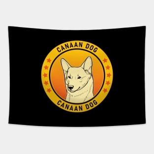 Canaan Dog Portrait Tapestry