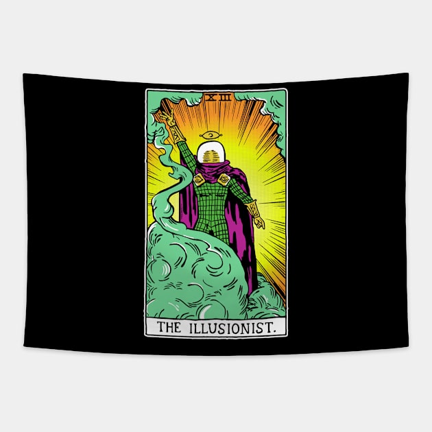 The illusionist v2 (Collab with Goliath72) Tapestry by demonigote