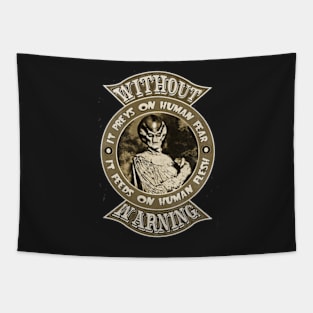 Without Warning Vintage Tapestry